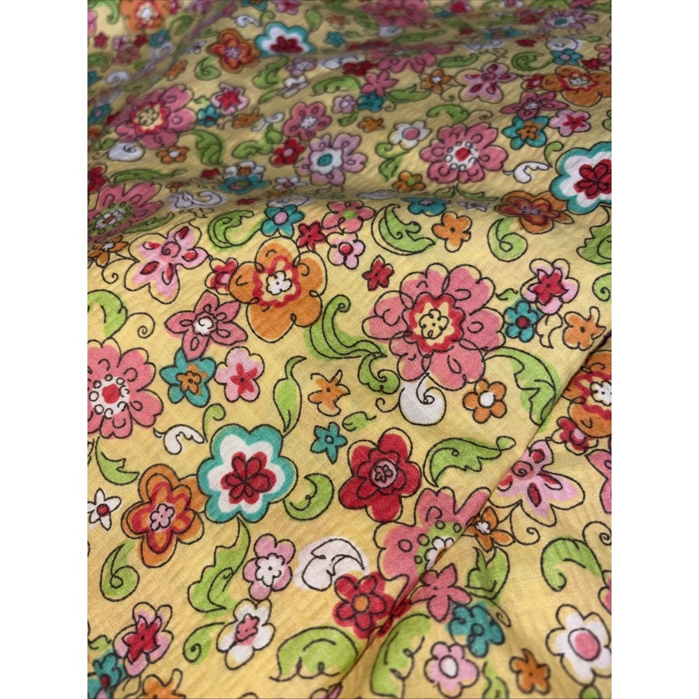 Scarlette's Designs Vintage Floral Valance Curtain Multicolor Cotton 45x28
